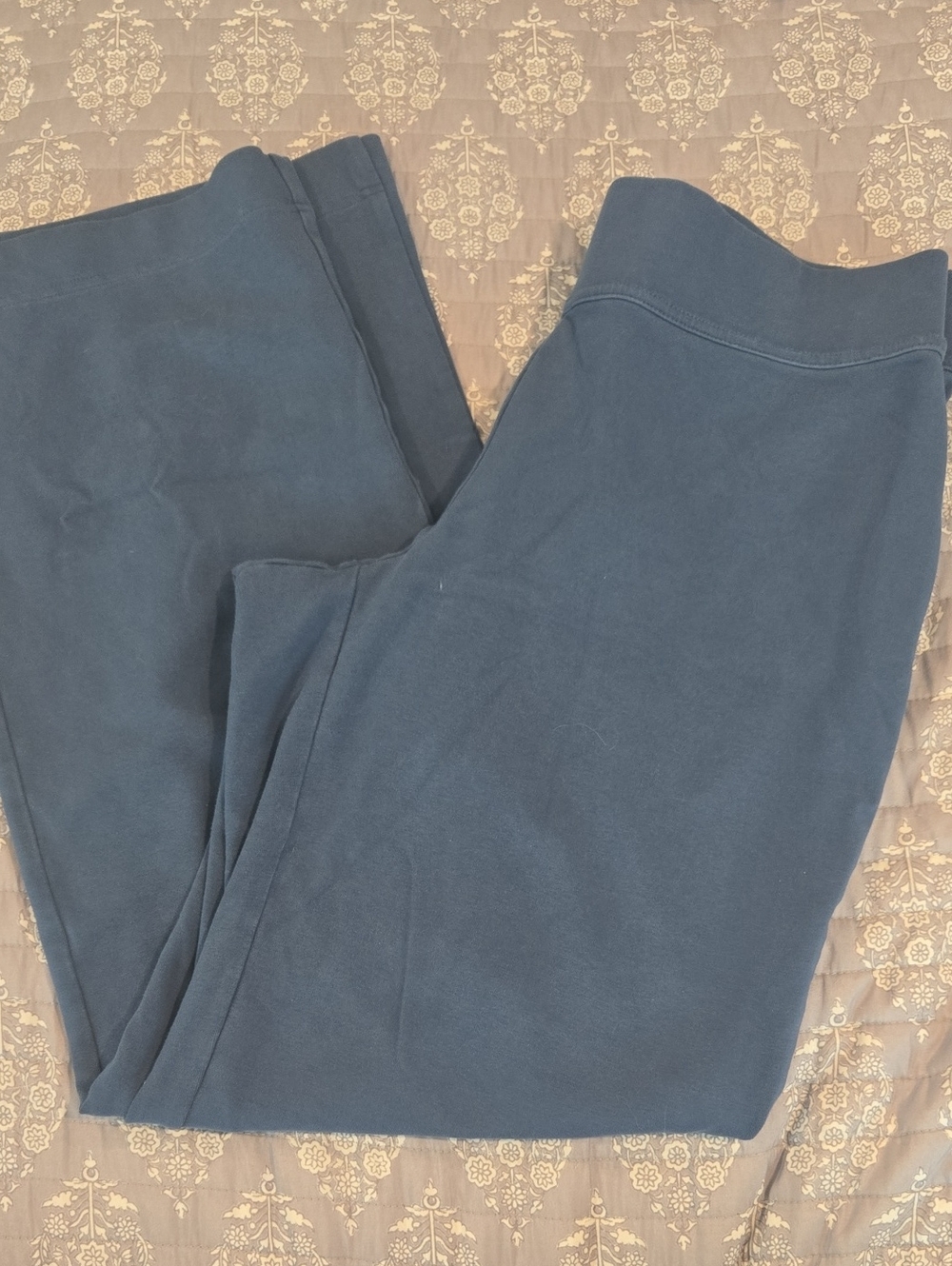 Lands' End Women's Pull-On Leggings — Slate Blue